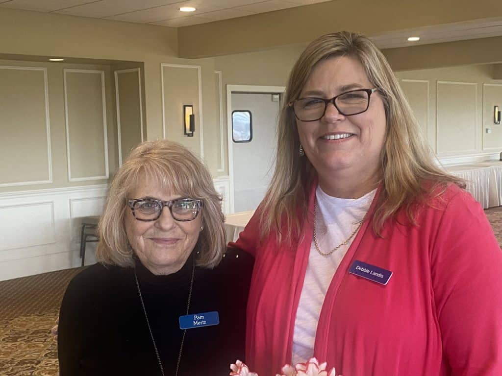 Pam and Debbie Landis