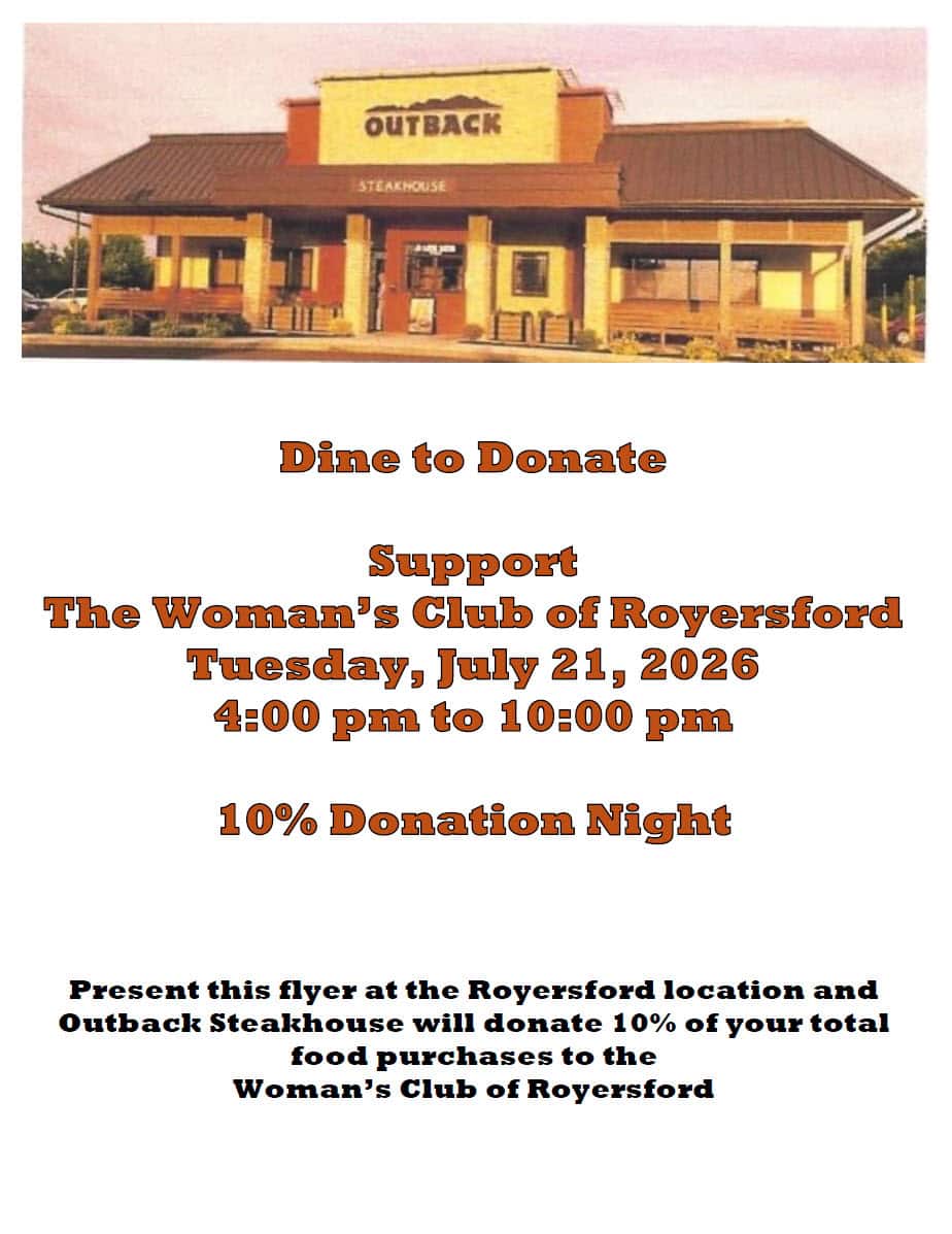 outback womens club flyer